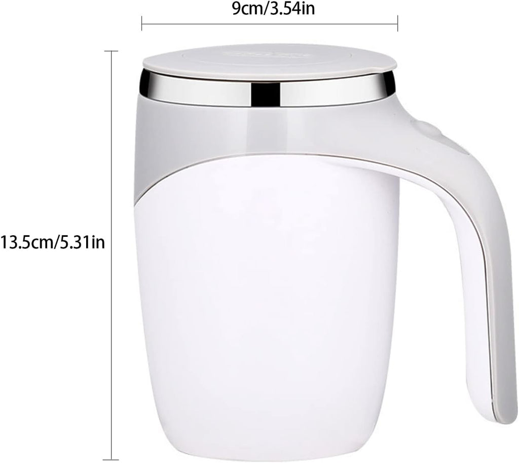 Taza Mezcladora Automática Agitador Bebidas Termo Acero