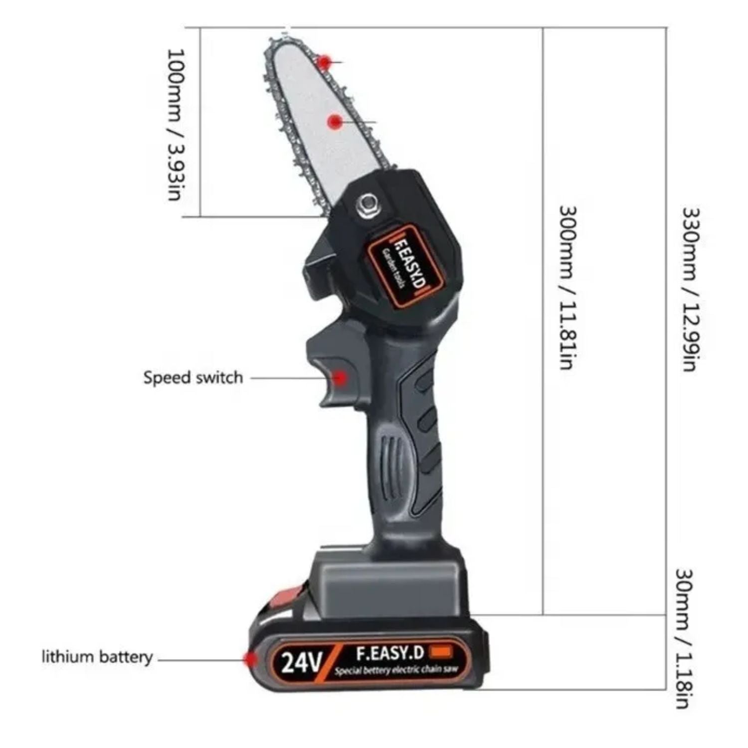 Motosierra Eléctrica Portátil 6inch