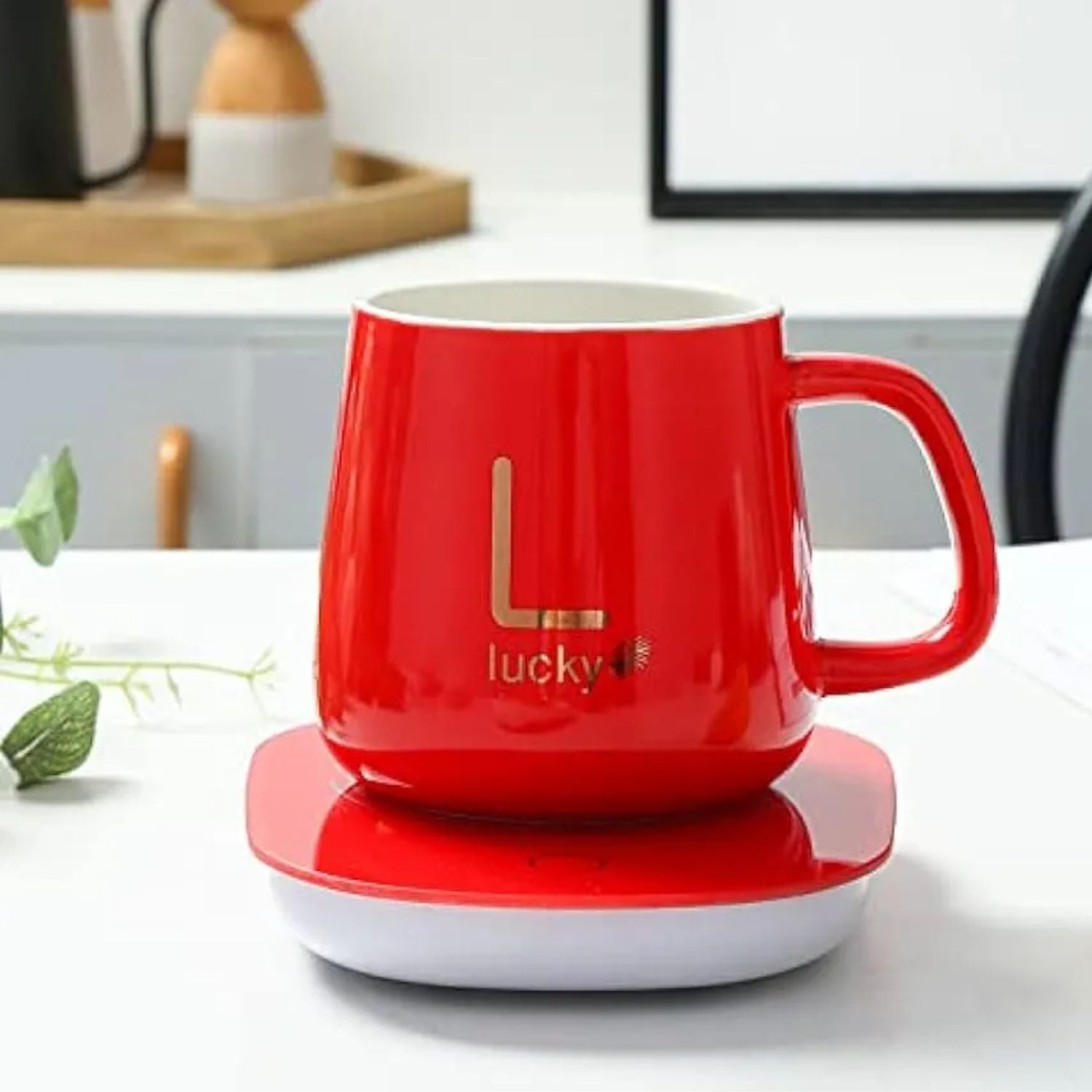 Taza Con Calentador Eléctrico
