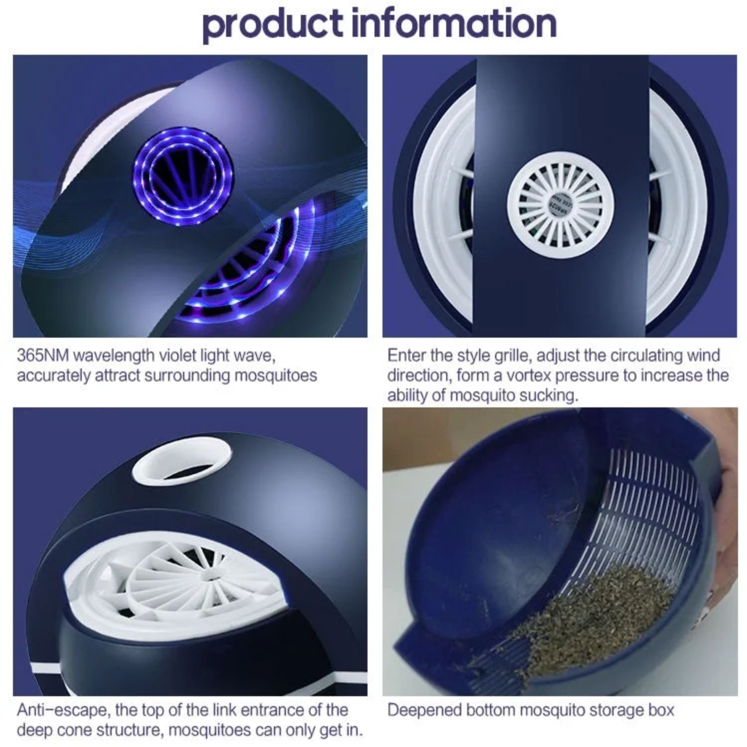 Lampara Mata Mosquitos UV