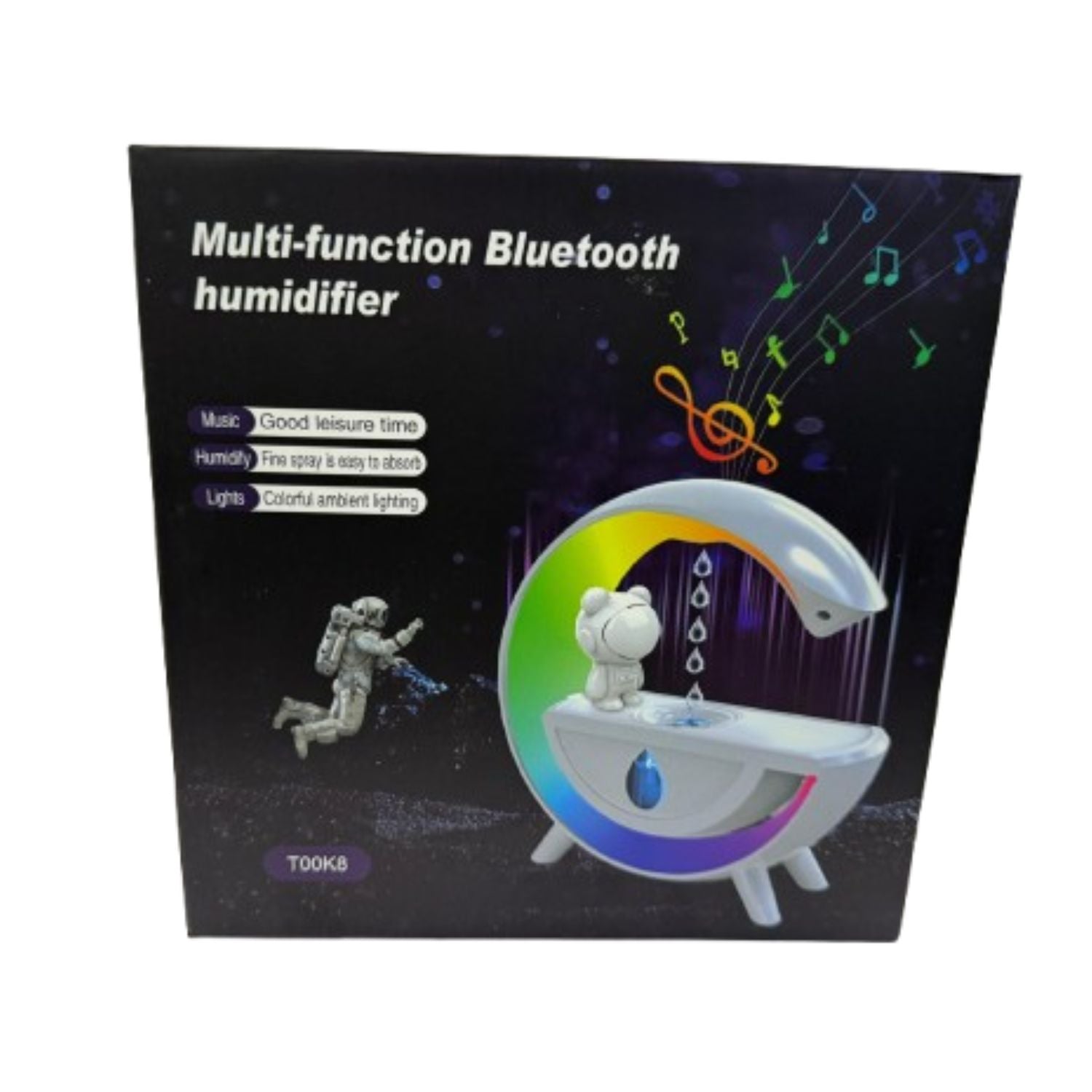 Humidificador Difusor Aromaterapia Con Bocina Y Lampara 3 En 1